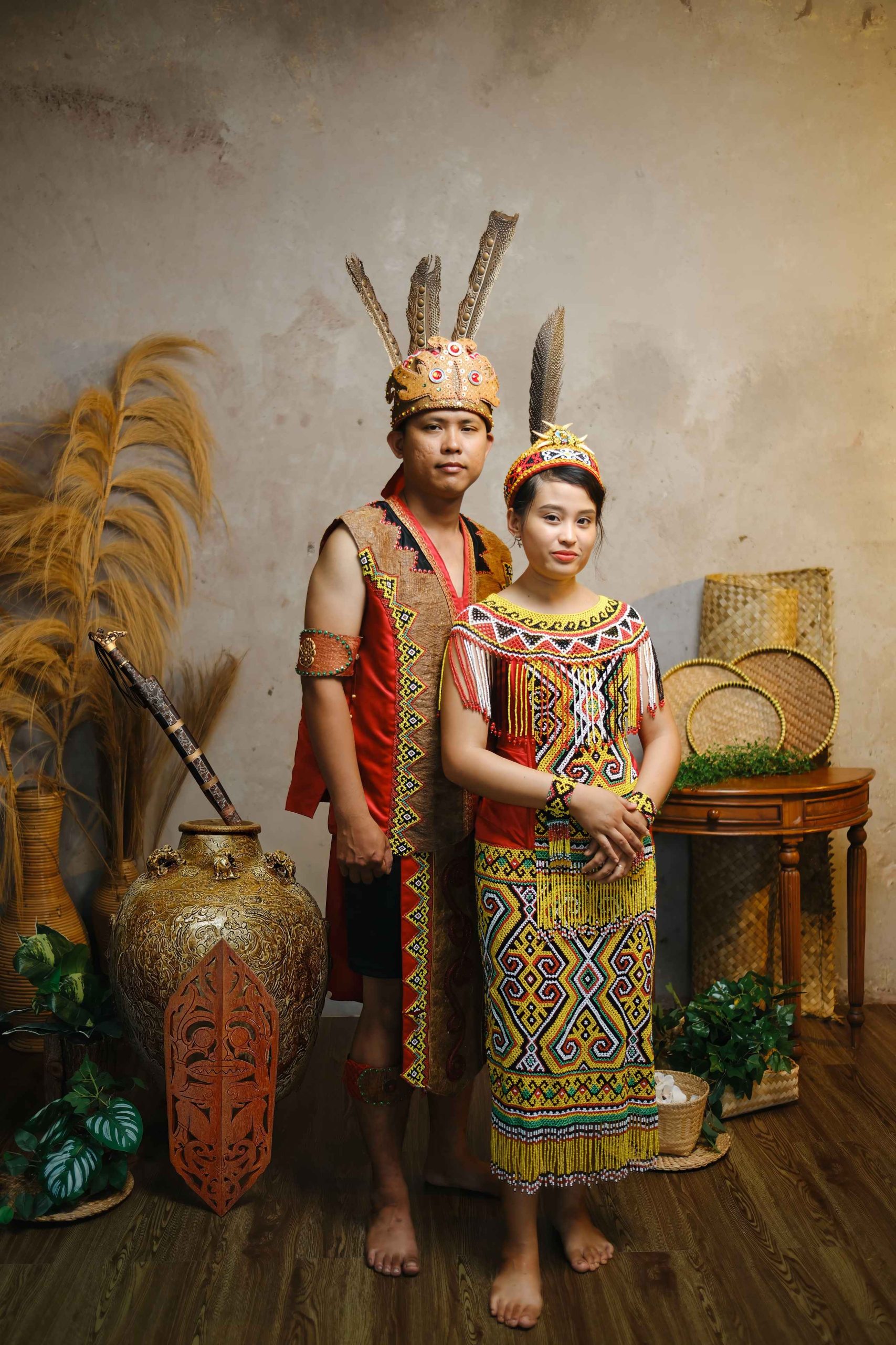Prewedding Adat Kostum dayak